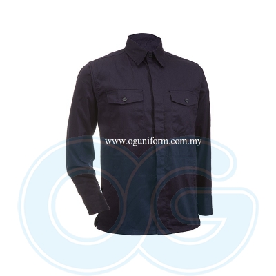 Unisex Long Sleeve Jacket (JK01OS/366) Navy Blue (01)