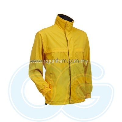 Unisex Reversible Jacket (WR01OS-537) Yellow Black (04)