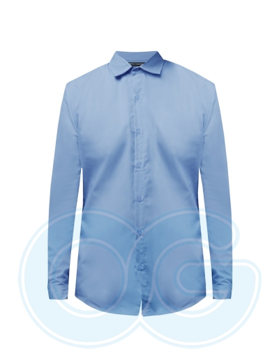 Unisex Long Sleeve Shirt (NHB20M-509) Carolina Blue