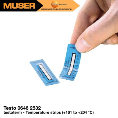 testoterm ( 161 to  204 C) Temperature Strips