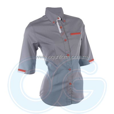 Female F1 Shirt (F127OS/355) Dark Grey(24)