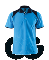 Unisex Short Sleeve Collar-Tee (2121SS-EZ/216) Honey Comb Collar-Tee