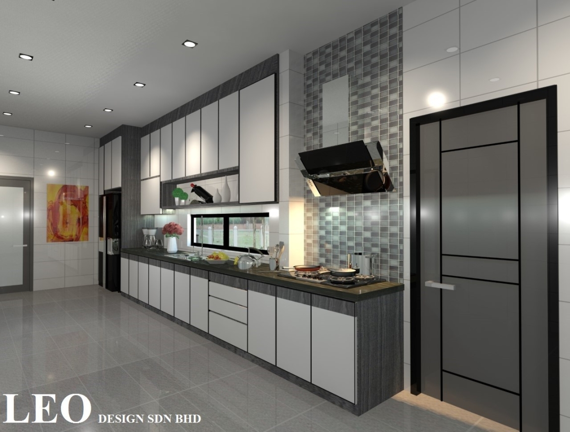 Reka Bentuk Kabinet Dapur 3D Yang Sesuai Di Malaysia Kabinet Dapur Dapur Reka Bentuk 3D