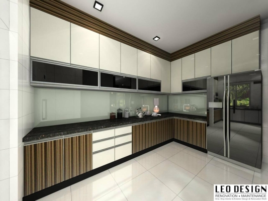 Reka Bentuk Kabinet Dapur 3D Yang Sesuai Di Malaysia