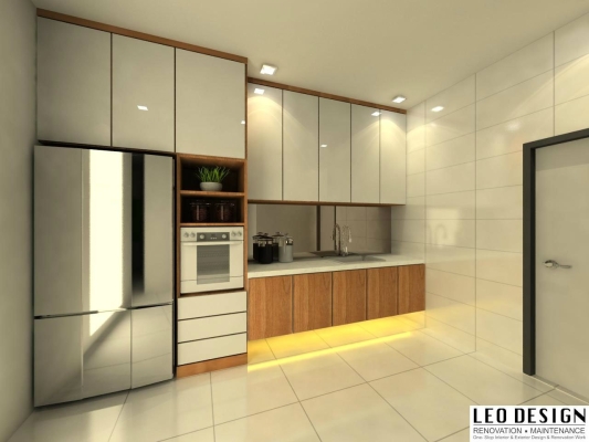 Reka Bentuk Kabinet Dapur 3D Yang Sesuai Di Malaysia