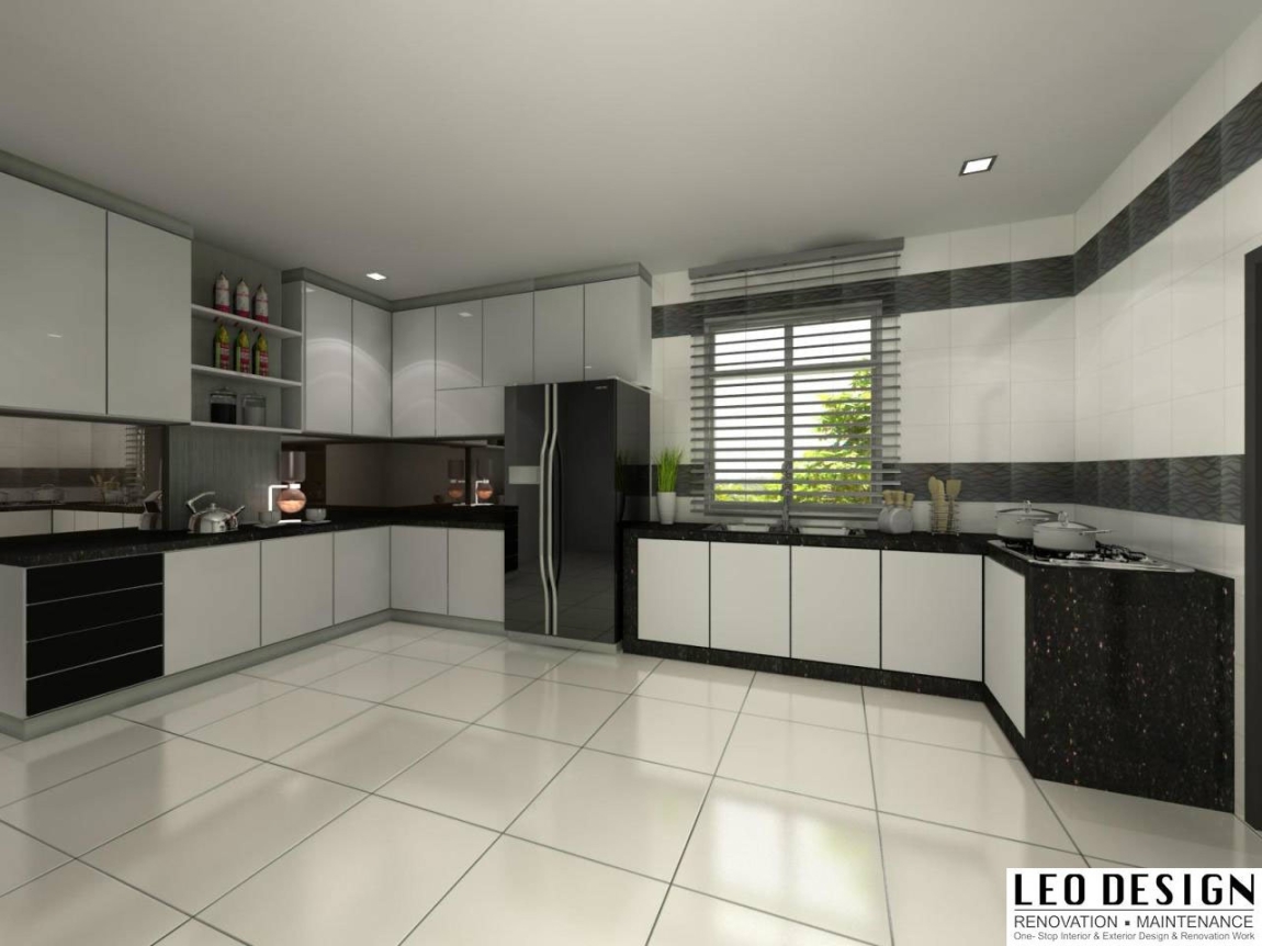 Reka Bentuk Kabinet Dapur 3D Yang Sesuai Di Malaysia Kabinet Dapur Dapur Reka Bentuk 3D