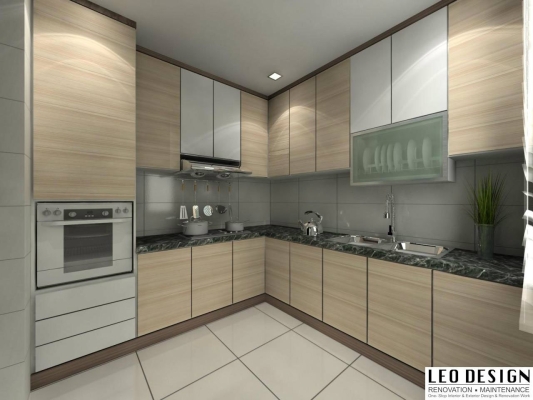 Kitchen Cabinet 3D Design Suitable