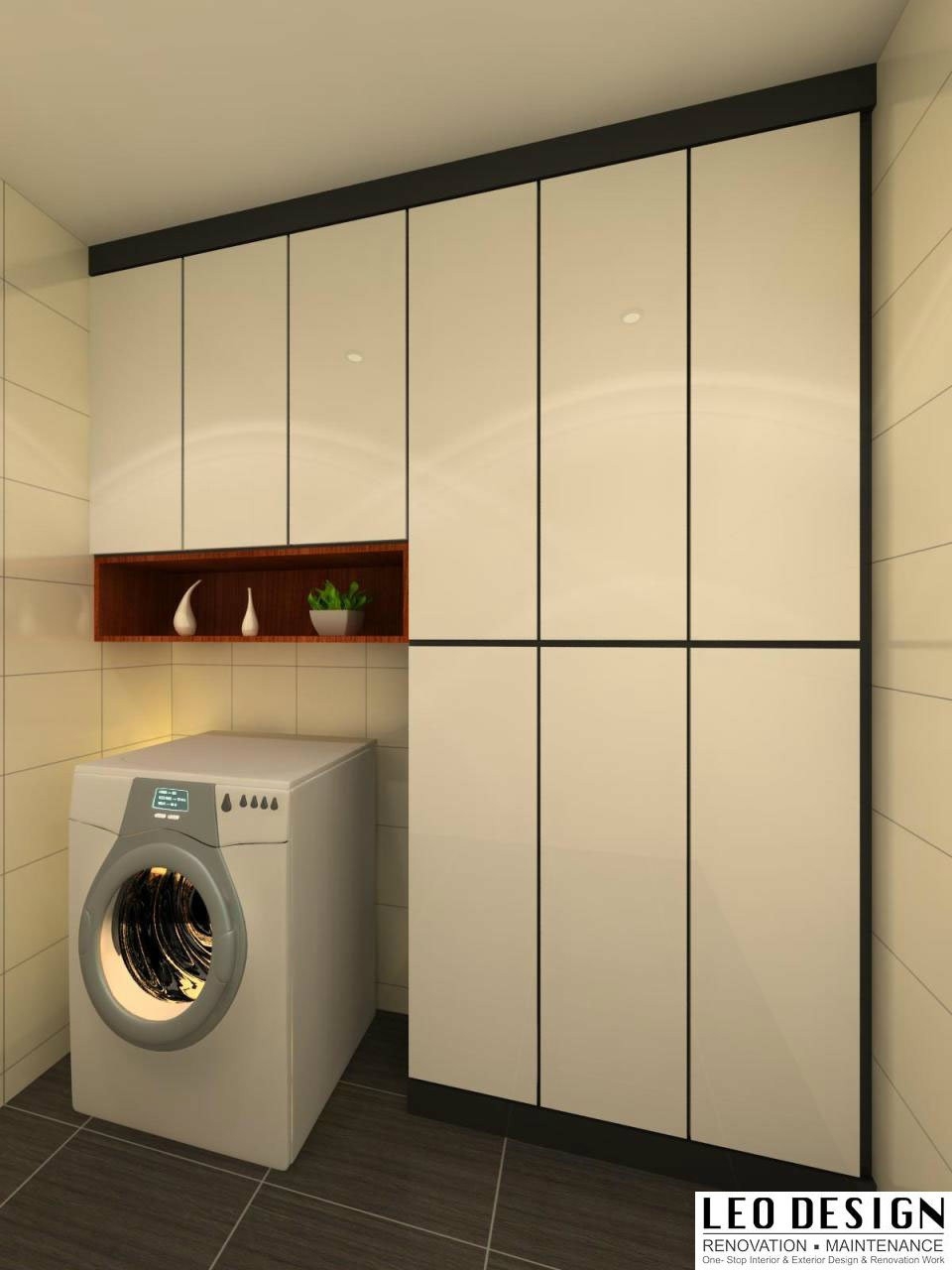 Kitchen Cabinet 3D Design Suitable Laundry Cabinet 3D Design Drawing