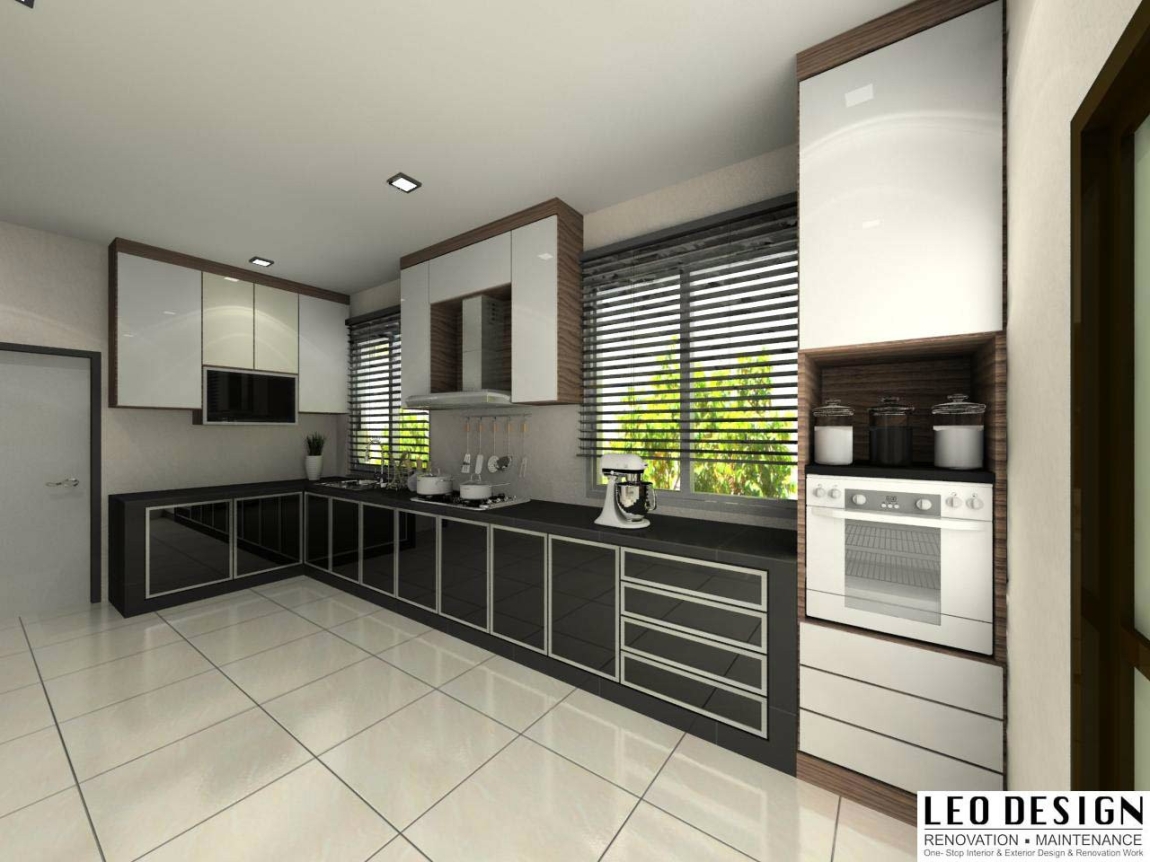 Reka Bentuk Kabinet Dapur 3D Yang Sesuai Di Malaysia Kabinet Dapur Dapur Reka Bentuk 3D