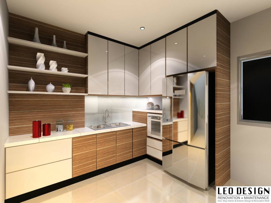 Kitchen Cabinet 3D Design Suitable Wood Grain Kitchen Cabinet Reference Kitchen 3D Design Drawing