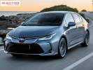 TOYOTA COROLLA / ALTIS (E210) SEDAN 2019 - ABOVE = INJECTION DOOR VISOR WITH STAINLESS STEEL LINING TOYOTA INJECTION