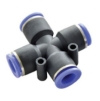 Union Cross Tube Fittings Push In Fitting Pneumatic Components