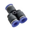 Union Y Tube Fittings Push In Fitting Pneumatic Components