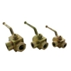 3 Way Block Type Ball Valves Ball Valve Hydraulic Component