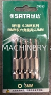 SATA 59353 1/4'' HEX SHANK BITS,50MM LENGTH,HEAGON SATA Tools