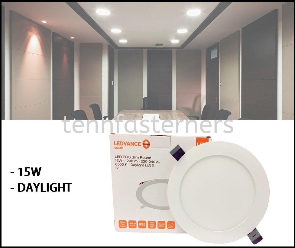 Led Eco Slim Round 15w 865 Fs1 Ledvo Lighting Household Malaysia Melaka Supplier Suppliers Supply Supplies Tenn Fasteners Melaka Sdn Bhd
