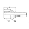 16 NPT Male Hydraulic Fitting