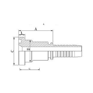 23 Sae Flange 3000 PSI