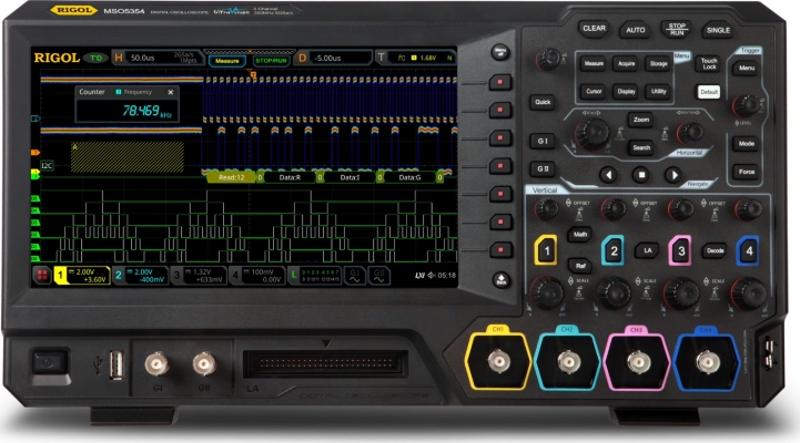 Rigol MSO5354 350 MHz Digital / Mixed Signal Oscilloscope