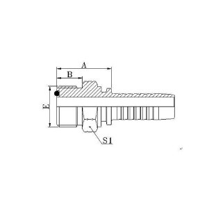 712 ORFS Male O-Ring Seal