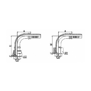 856 90 Metric Female 24 Cone O-Ring