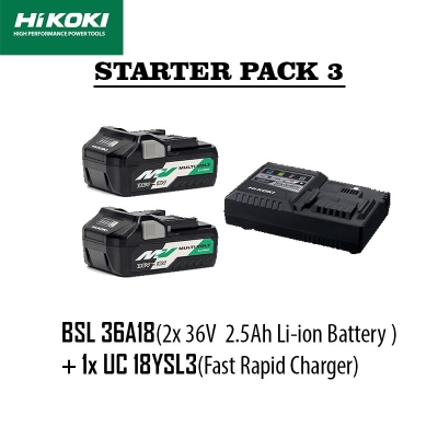Hikoki 36V Starter Pack 3