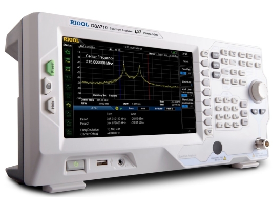 Rigol DSA710 Spectrum Analyzer 100kHz to 1GHz