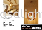 Wooden Pendant Ceiling Light (DYWJ8033-D335) Rope / Wood / Bamboo Pendant Light PENDANT LIGHT