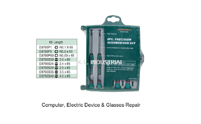 8PCS PRECISON SCREWDRIVER SET(L:65MM)