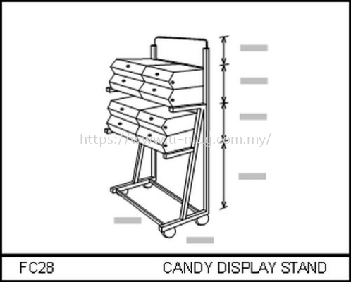 FC28 CANDY DISPLAY STAND