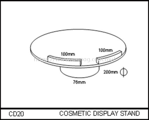 CD20 COSMETIC DISPLAY STAND