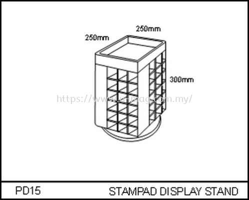 PD15 STAMPAD DISPLAY STAND