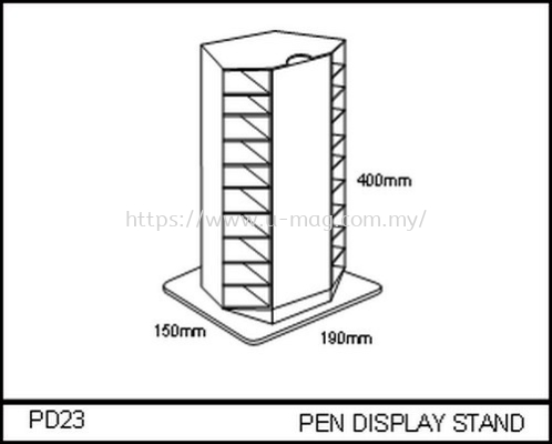 PD13 PEN DISPLAY STAND