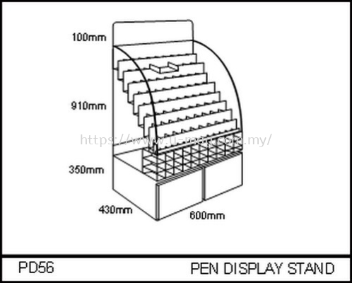 PD56 PEN DISPLAY STAND