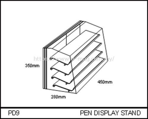 PD9 PEN DISPLAY STAND