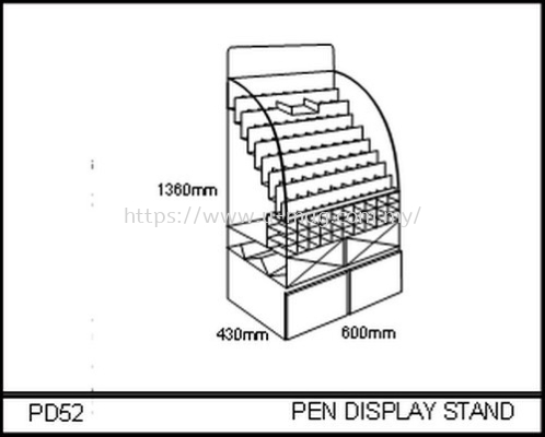 PD52 PEN DISPLAY STAND