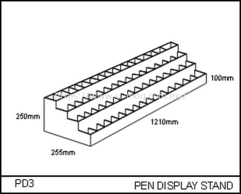 PD3 PEN DISPLAY STAND