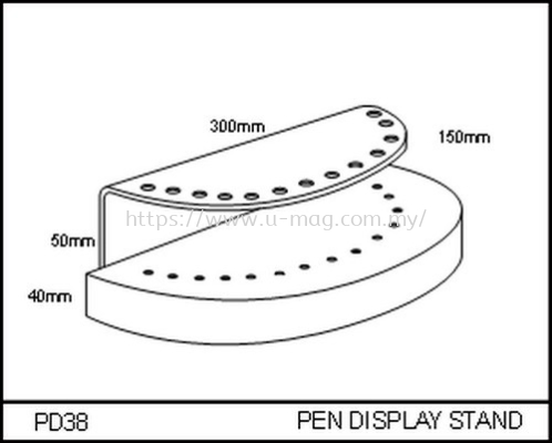 PD38 PEN DISPLAY STAND