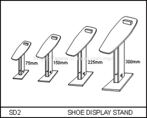 SD2 SHOE DISPLAY STAND