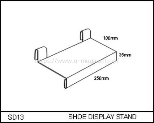 SD13 SHOE DISPLAY STAND