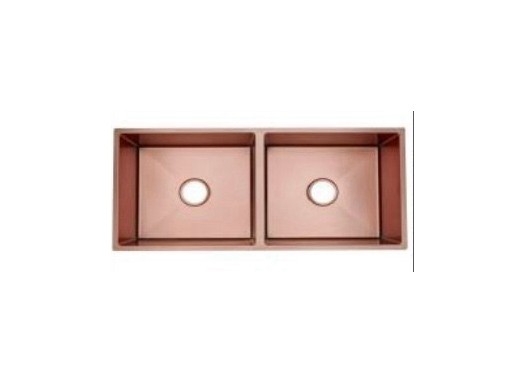 HKS 512-ROSE GOLD HUN Kitchen Nano Double Bowl Sink Kitchen Sink Choose Sample / Pattern Chart