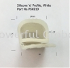 Silicone Rubber e Profile PSK819 White Silicone Rubber Extrusion