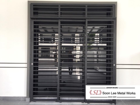 Powder Coated Metal Door Grill / Window Grill