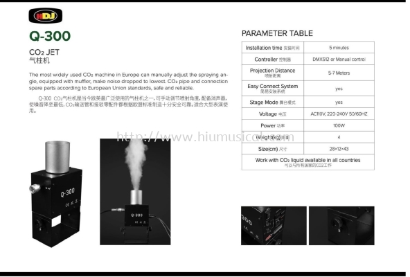 Q-300 CO2 Jet