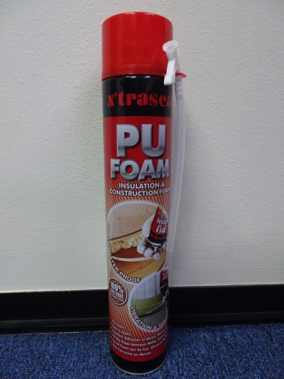 X'TRASEAL PU FOAM (INSULATION & CONSTRUCTION FOAM) X 750ML (12-CAN/BOX)