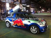 Red Bull Mini Cooper  body sticker design (7)