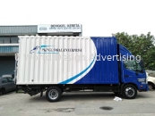 PKT Global Enterprise  box truck inkjet uv sticker  at usj19 subang jaya selangor