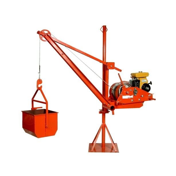 PORTABLE LIFTING HOIST C/W EY-20 PETROL ENGINE