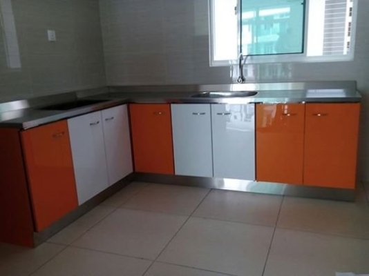 Orange Door & Door Frame 