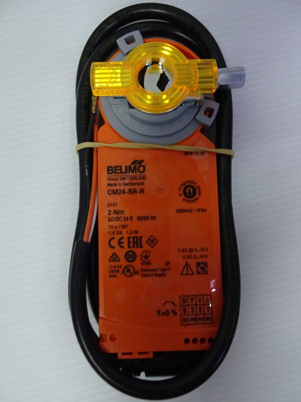 BELIMO CM24-SR-R NON-SPRING-RETURN MODULATING DAMPER ACTUATOR 2NM, AC/DC 24V, 50/60HZ